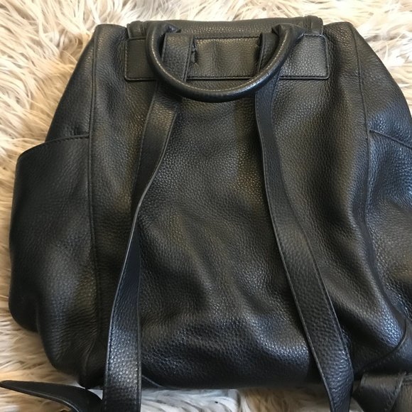 Tory Burch Black Leather Backpack - Picture 2 of 3